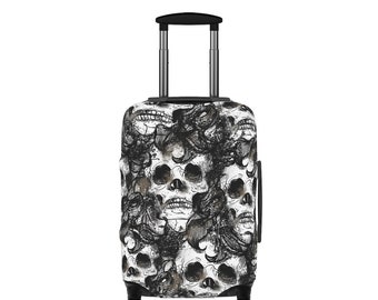 Housse de bagage Gothic Skulls