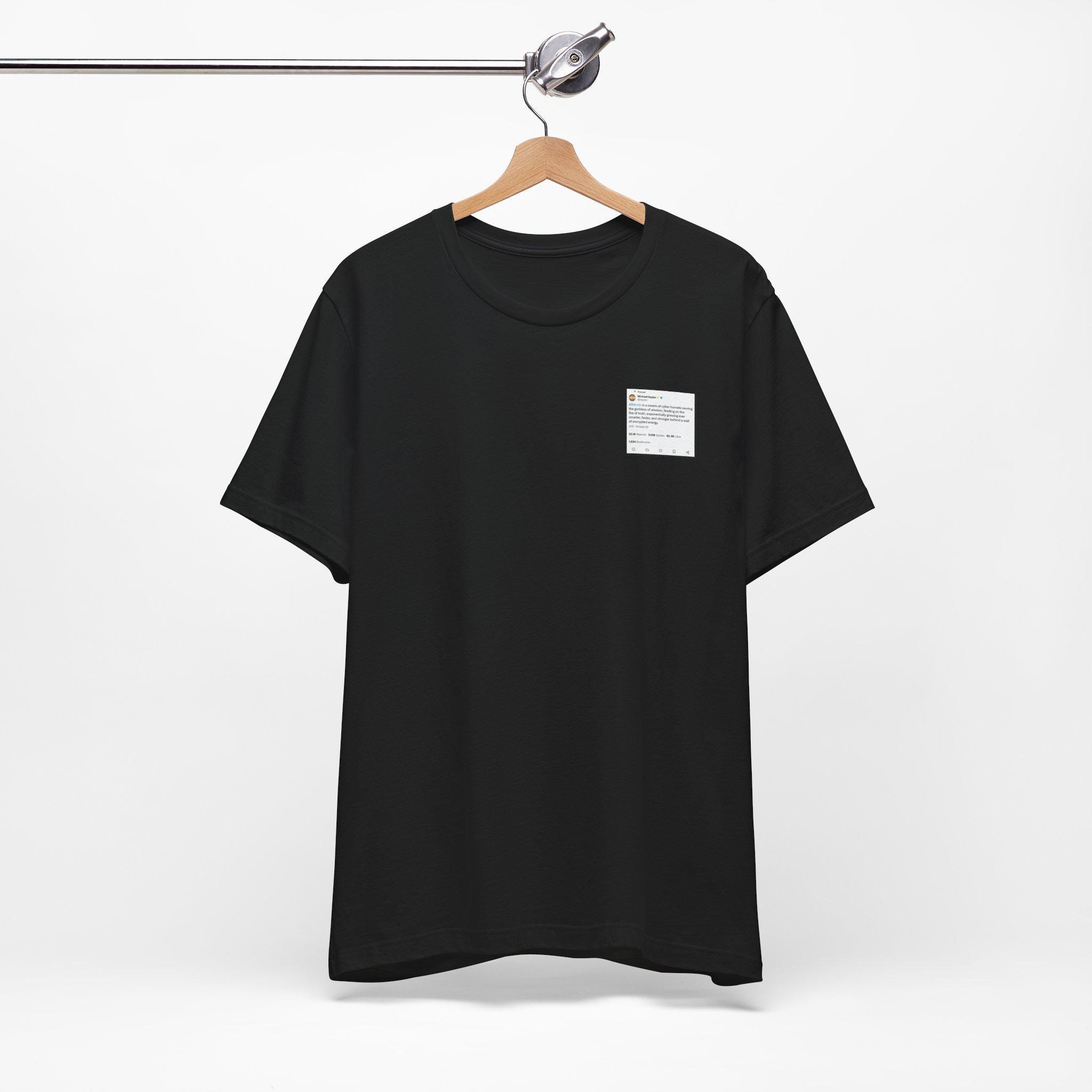 Bitcoin Michael Saylor T-Shirt BTC Microstrategy MSTR