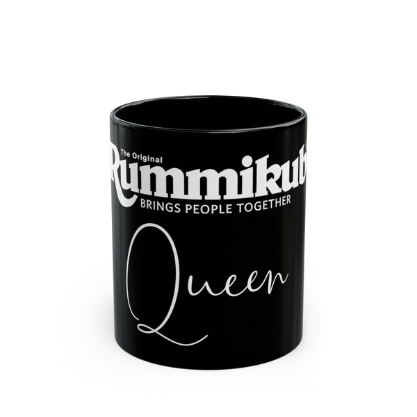 Rummikub Queen Black Mug (11oz, 15oz)