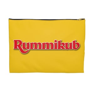Yellow Rummikub Tile Bag | Storage Bag for Rummikub Tiles