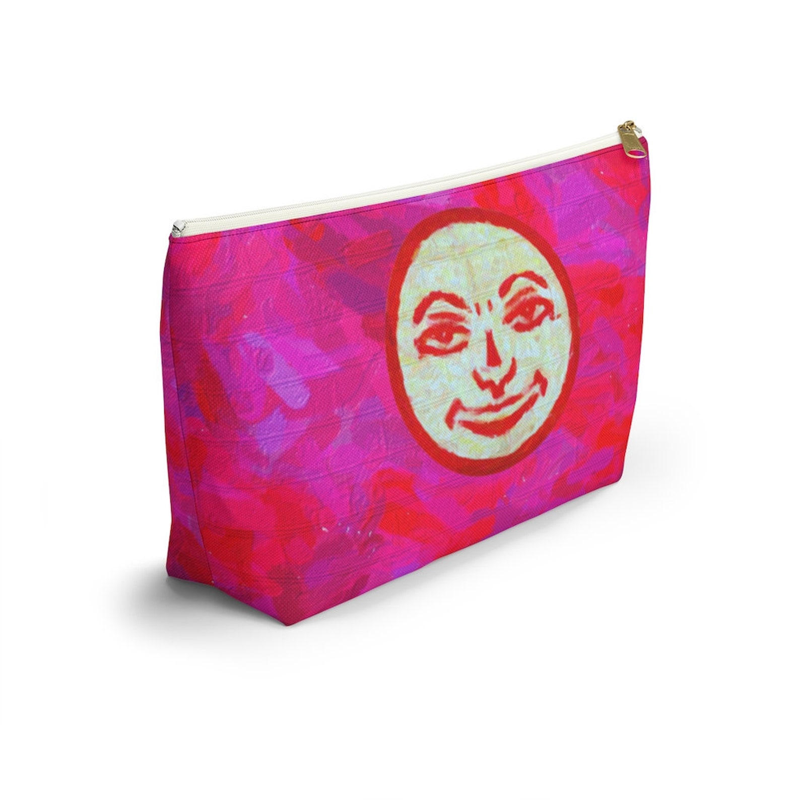 Pink Rummikub Neon Pink Oil Painting Rummikub Joker Tile Bag | Storage Bag for ...