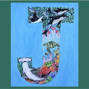 Benutzerdefinierte Illustration in Acryl