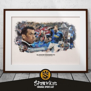 Rangers FC | Scottish Cup Winners 2022 | Art Print