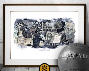 Jeff Astle | West Bromwich Albion FC | Art Print