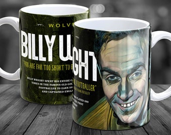 Billy Wright | Wolves FC | Art Mug