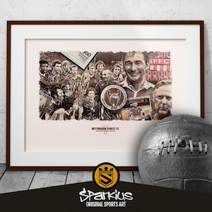 Nottingham Forest FC | &#39;European Champions&#39; | Fine-Art Print