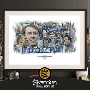 Everton | Goodison Legenden | Kunstdruck/Poster