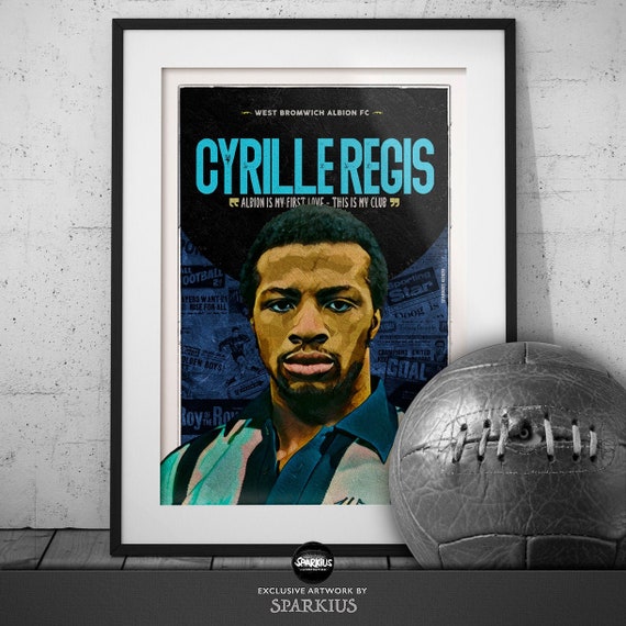 Photo Originale Vintage West Bromwich Albion 1978 – Cyril Regis & Ron Atkinson