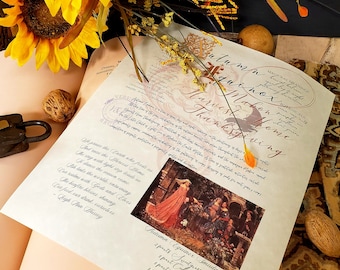 Herbst-Tagundnachtgleiche Grimoire zum Ausdrucken