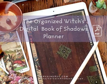 Digital Book of Shadows Grimoire for the Organized Witch | goodnotes noteshelf ipad | Planner Journal