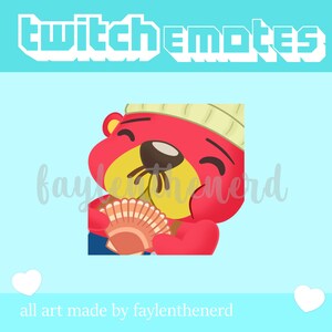 Ready to Download Pascal Nom ACNH Twitch Emote!