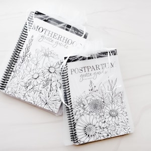 Motherhood & Postpartum Grace Guide Bundle: Encouraging Mom Journals