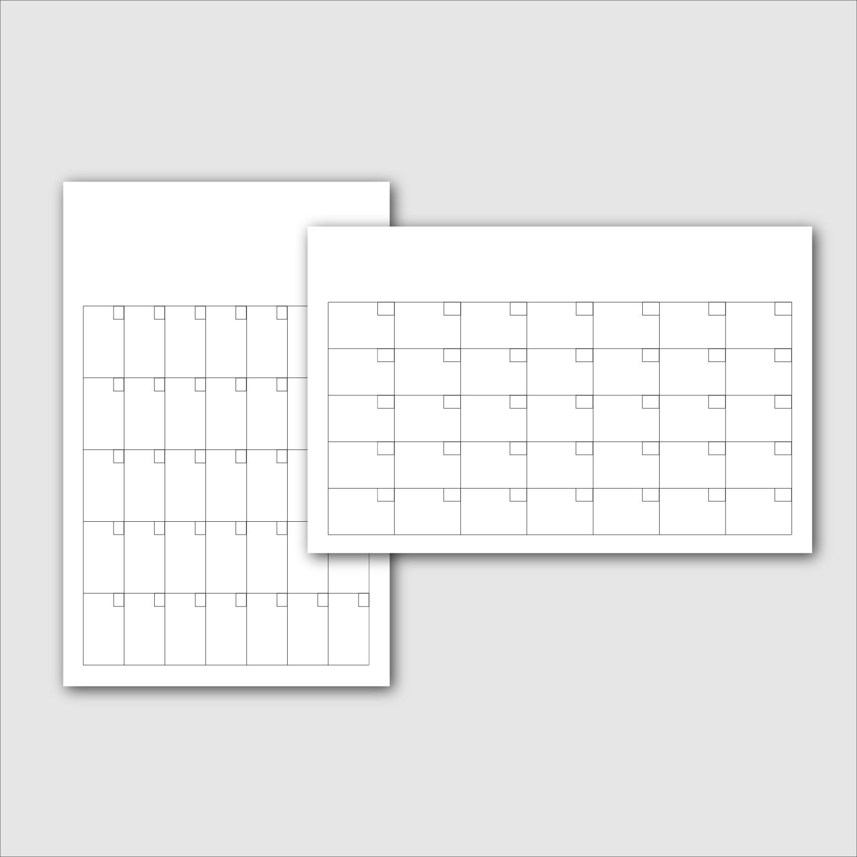 Printable 11X17 2022 Calendar Template Blank Calendar | Etsy