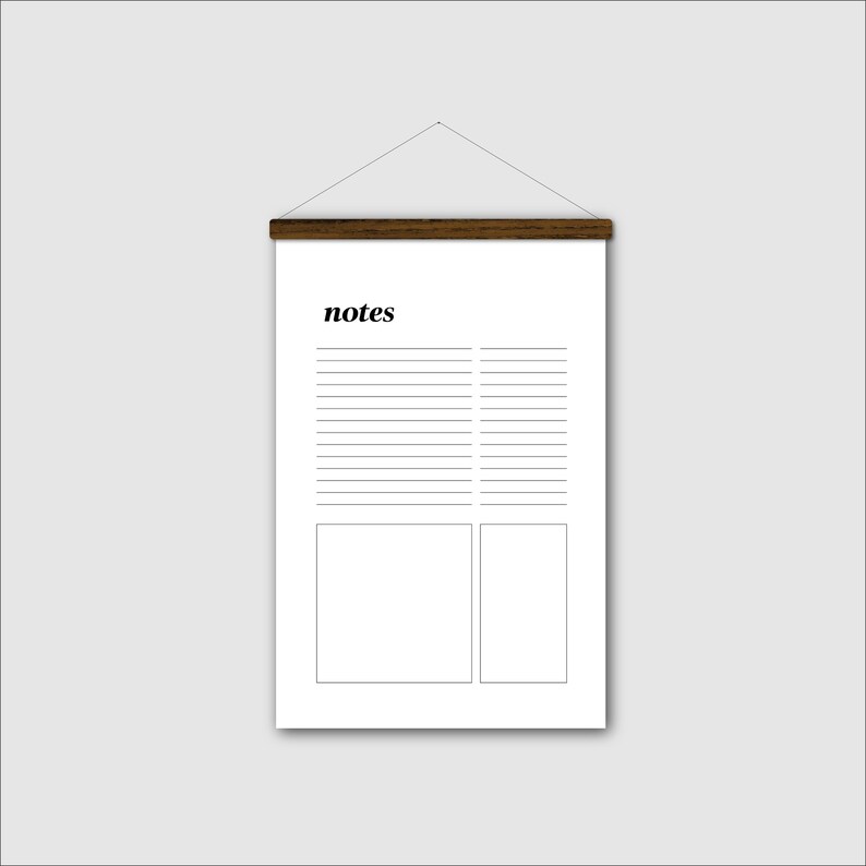 Printable 11x17 2021 Calendar Modern Italic | Etsy