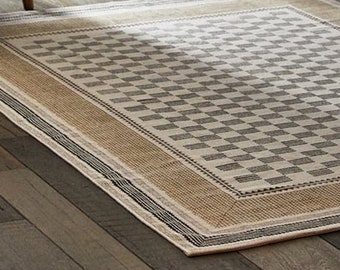 3X5 FEET Cotton rug, block printed rug, carpet, area rug, rustic rug 36x60 inches, 90x150 cms