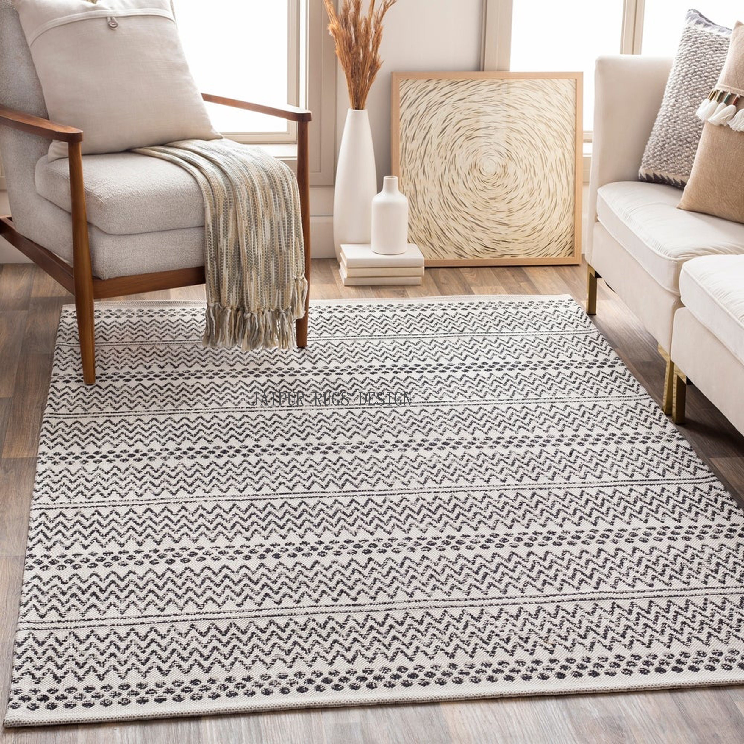 4X6 FEET Cotton rug / block printed rug / carpet area rug Etsy