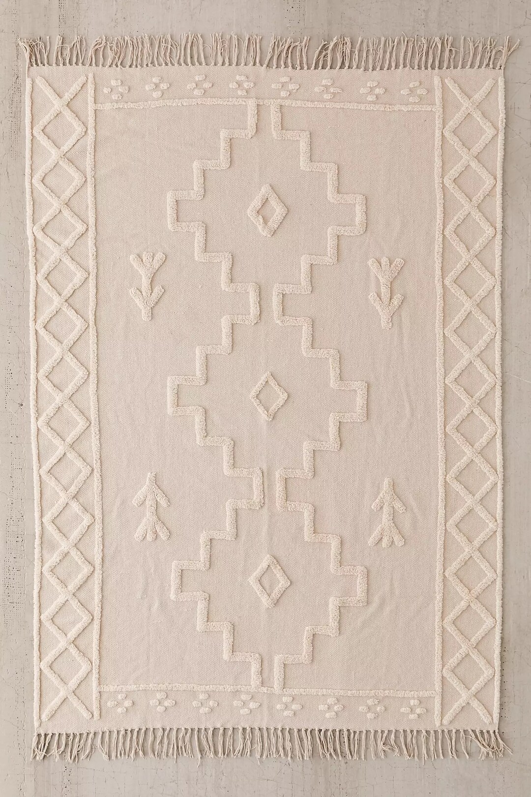 Cotton Rug / Tufted Rug / Carpet, Area Rug 48X72 INCHES / 120X180 CMS ...