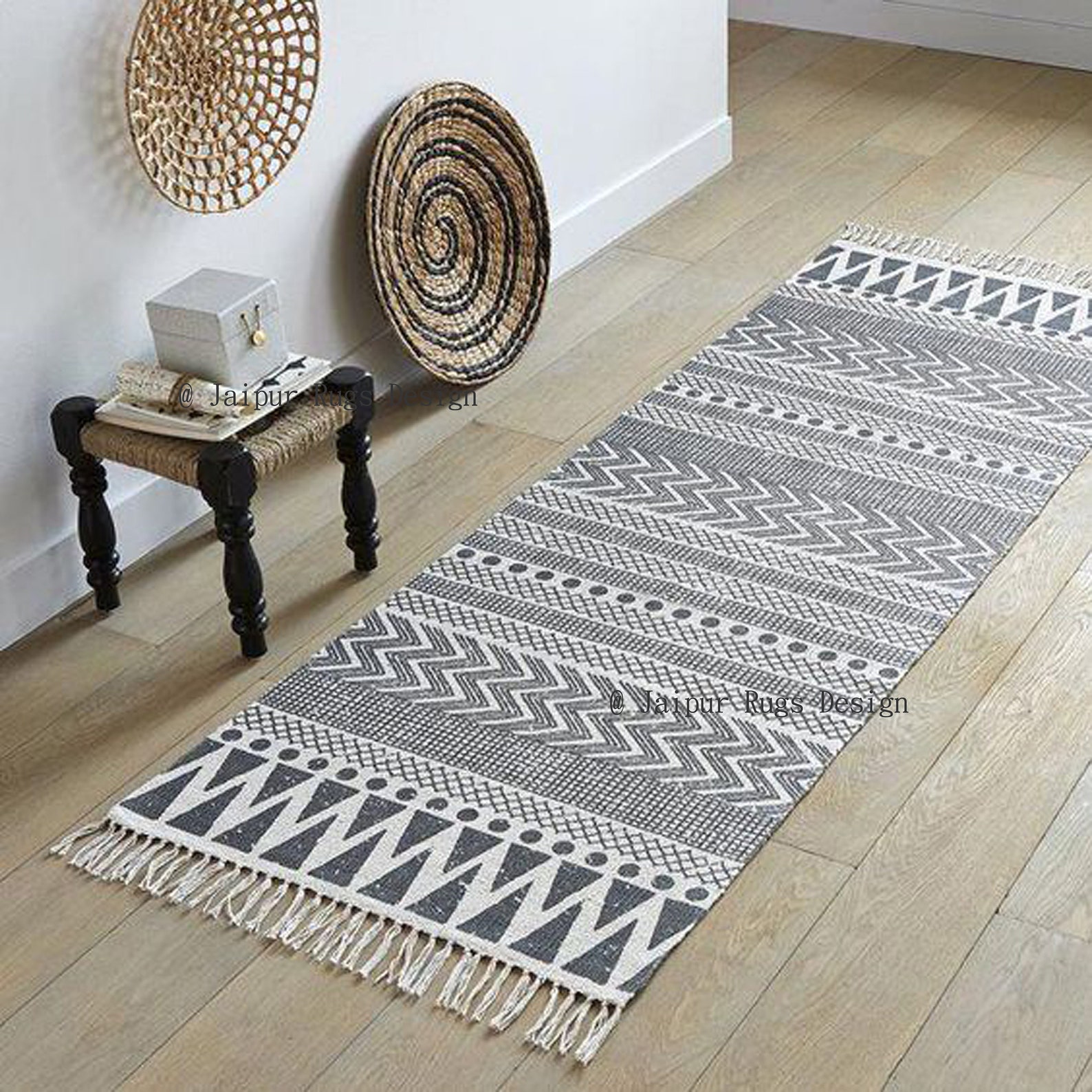 3X5 FEET Cotton Rug Block Printed Rug Carpet Area Rug - Etsy