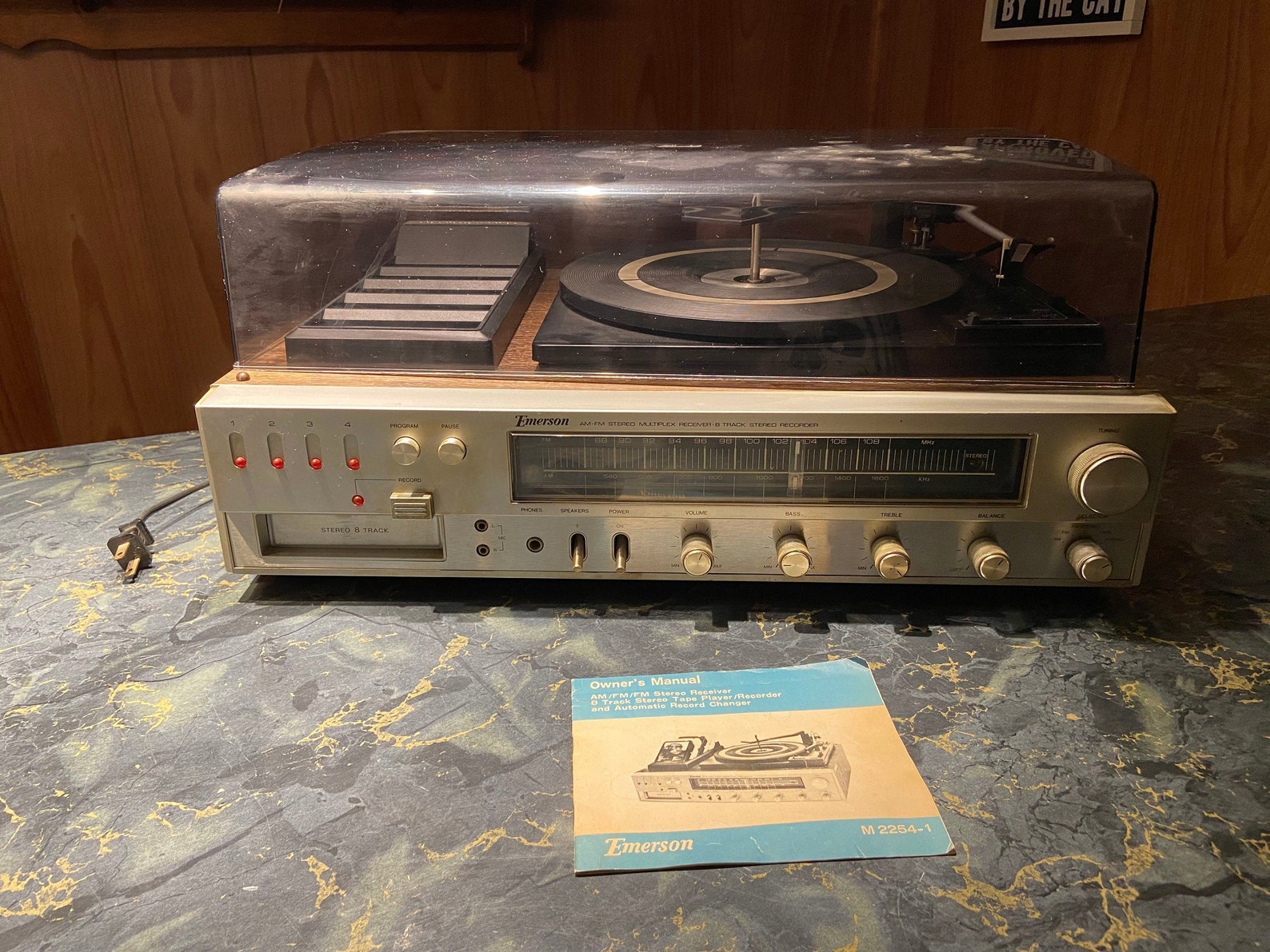 Vintage Emerson Turntable 1970s M22541 Record Player AM/FM Etsy