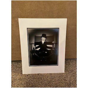 Vintage Black and White Numbered Photo Print of Ventriloquist Doll Charlie McCarthy Edgar Bergen Unique Art