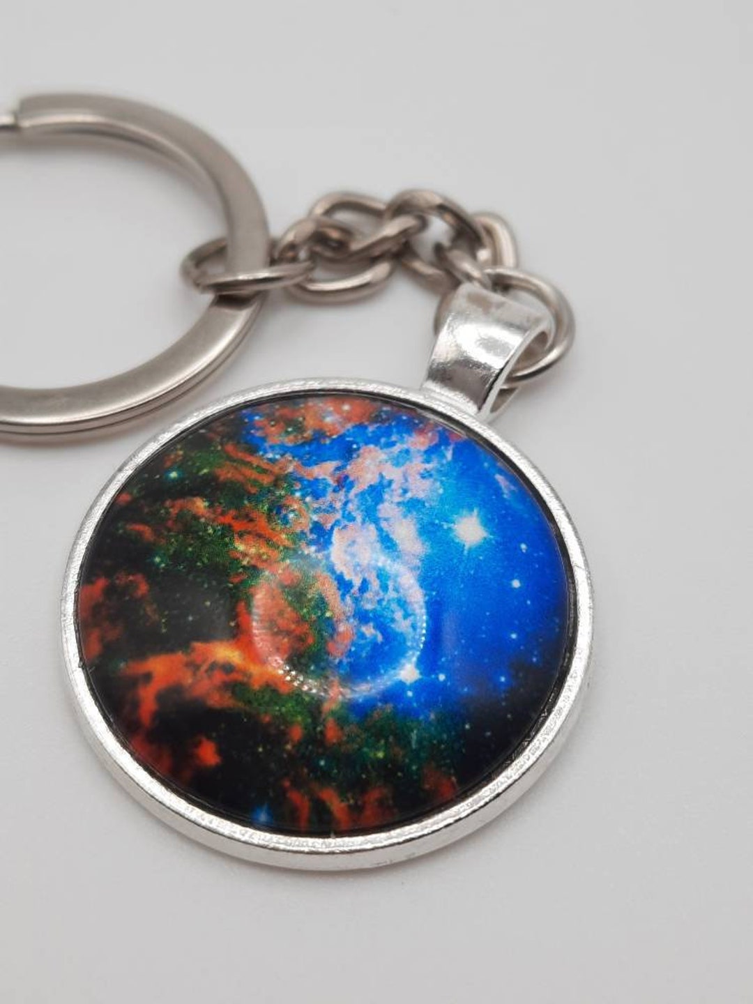 Solar System Stars Keychain Pendant Handmade - Etsy