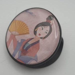 Mulan Princess Phone/Tablet Grip Comic Unique Handmade