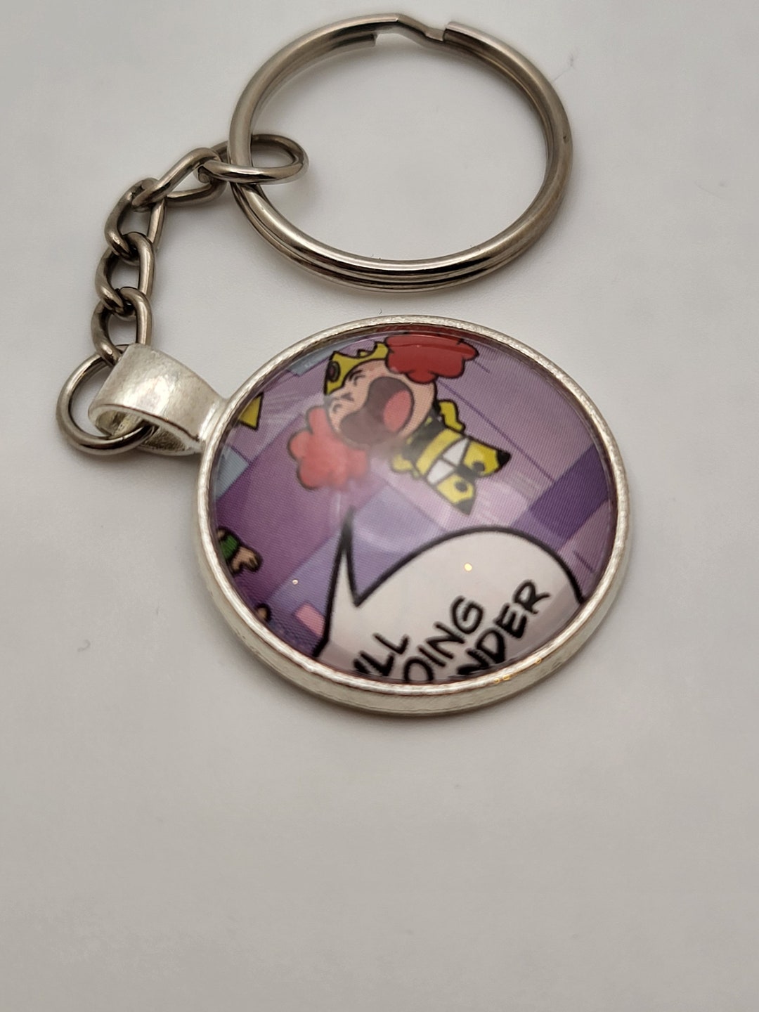 Morbucks Keychain Comic Pendant Unique Handmade - Etsy