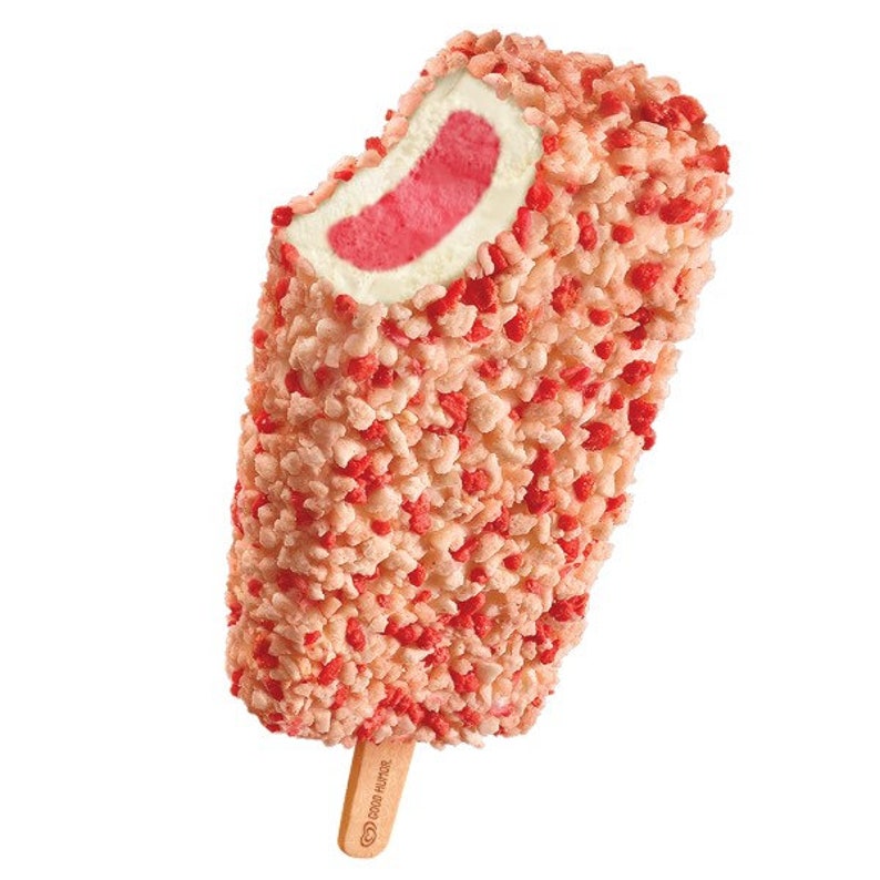 Freeze dried strawberry crunch ice cream bar 2ct image 0