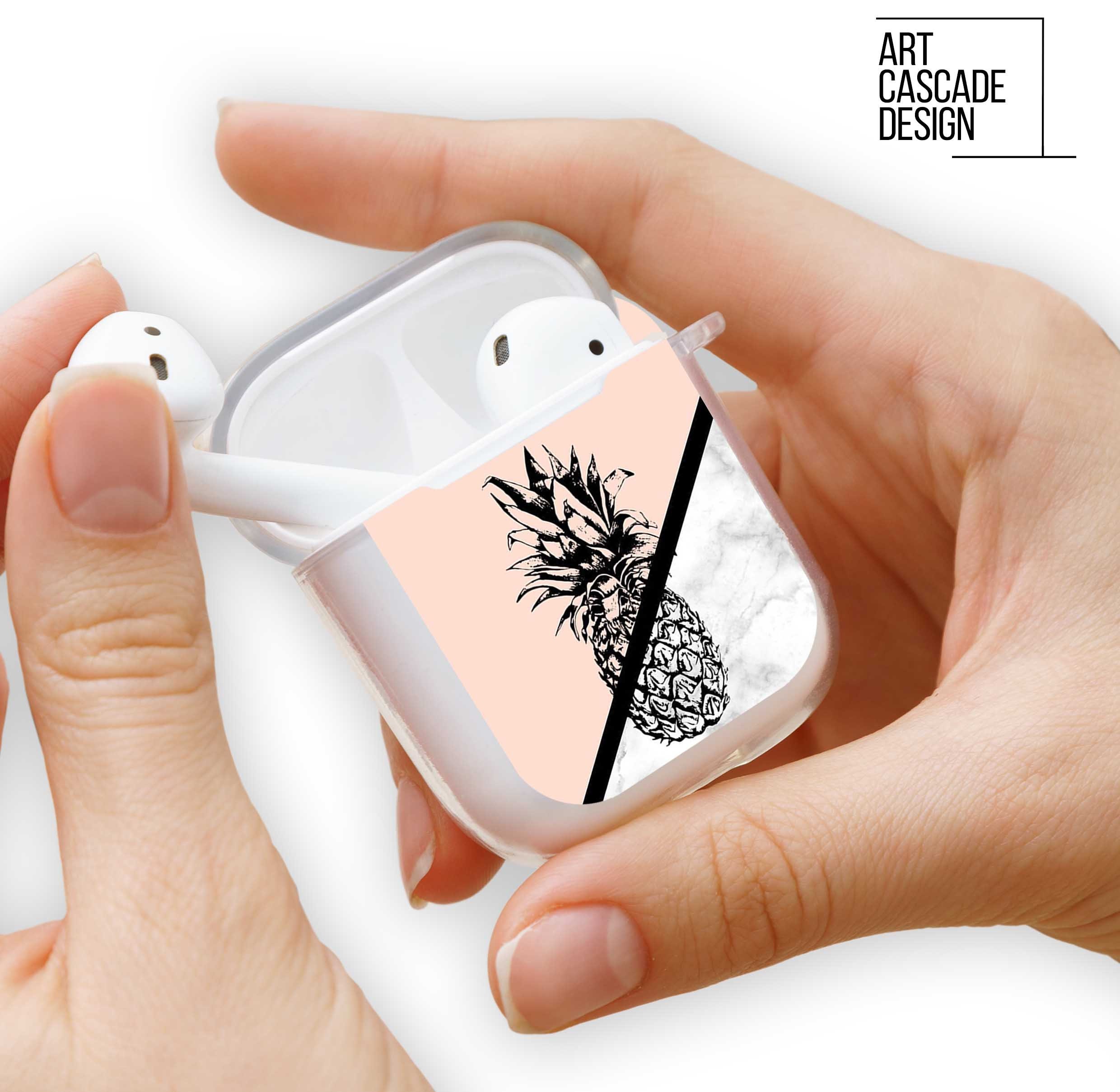 Pineapple Airpods Case Fruit Airpod Case Marbled Airpods 2 Etsy UK