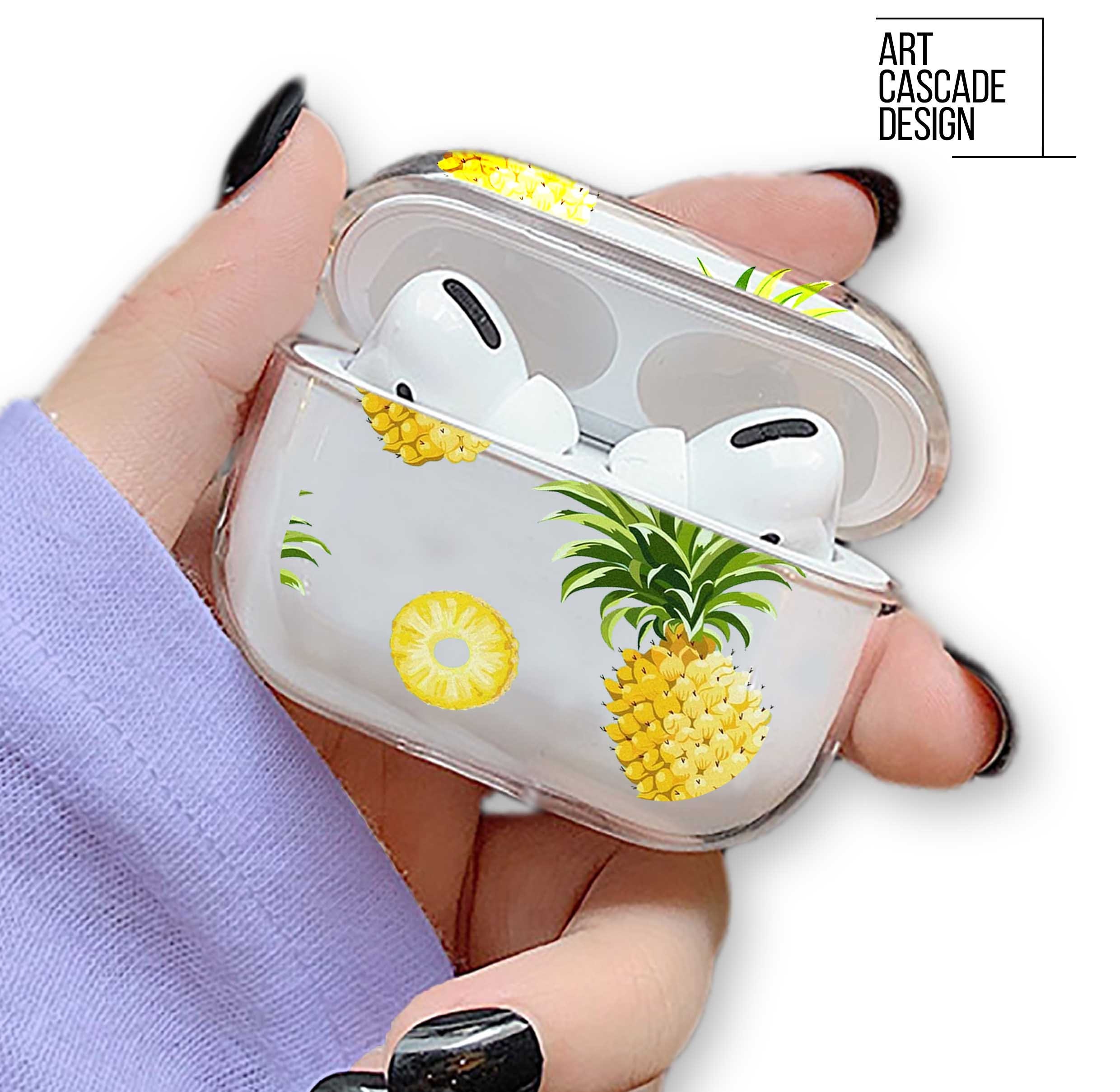 Pineapple Airpods Pro Case Fruit Airpods Case Cute Airpod Case Etsy