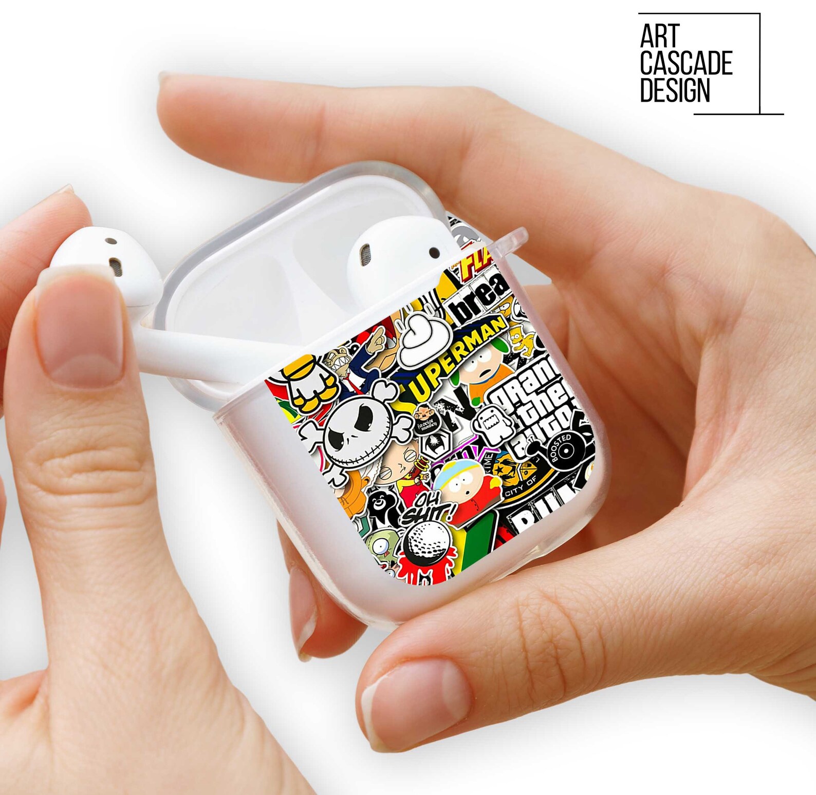 Stickebombing Airpods Pro Case Stickers Airpods 2 Case Cool Etsy