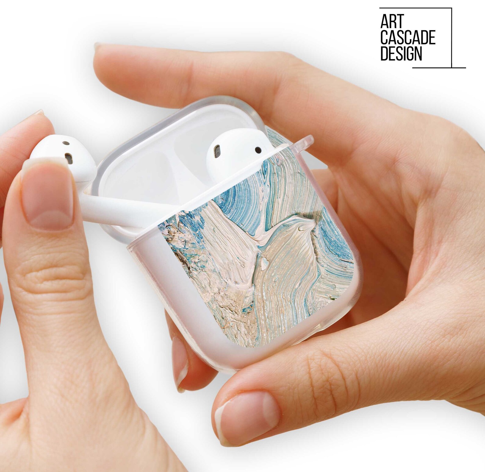 Paint Airpod Case Painting Airpods 2 Case Fine Art Clear Etsy