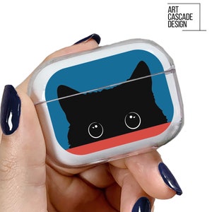 Black Cat Airpods 2 Case Cute Airpod Case Animal Airpods Case | Etsy