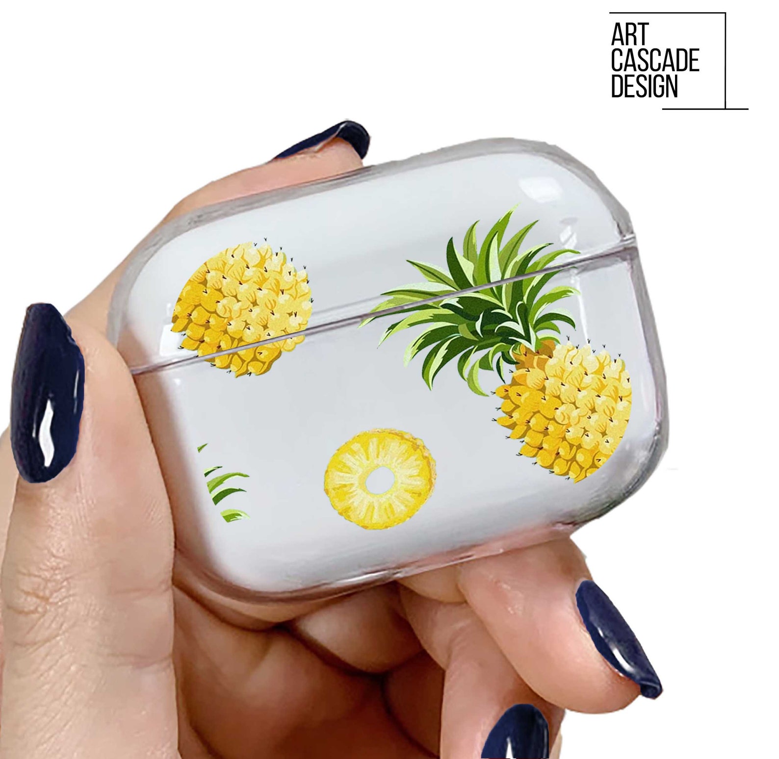 Pineapple Airpods Pro Case Fruit Airpods Case Cute Airpod Case Etsy