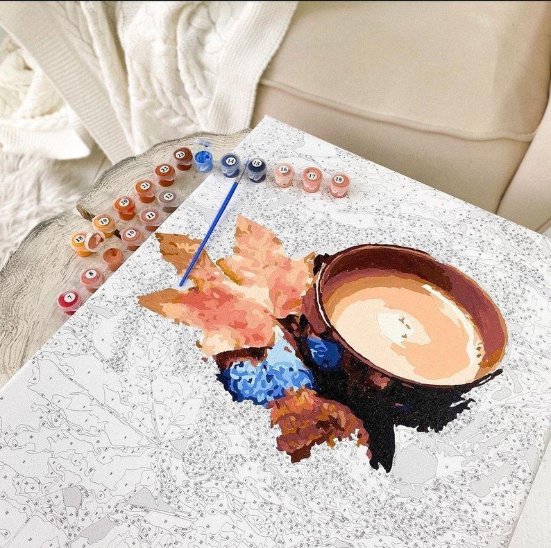 Anime Paint by Number Kit for Adults and Kids, Anime Coloring Kit With