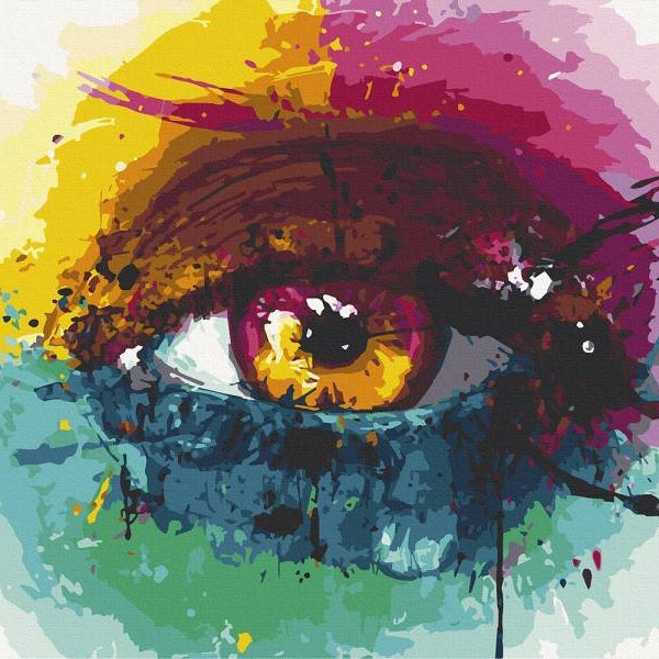 Pop Art Paint by Number Kit Etsy