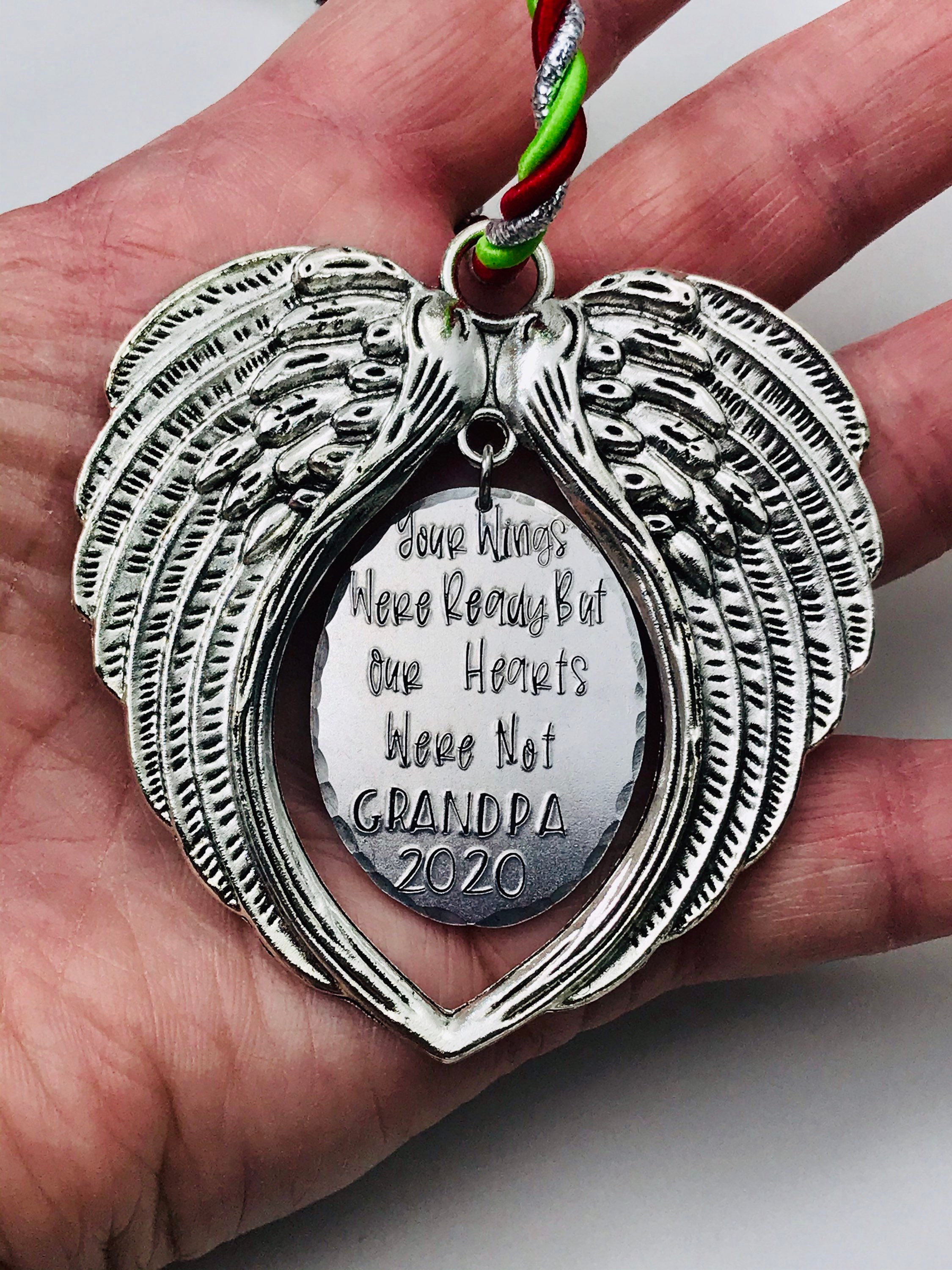 Memorial Ornament Loss of Grandpa Memorial Christmas Etsy