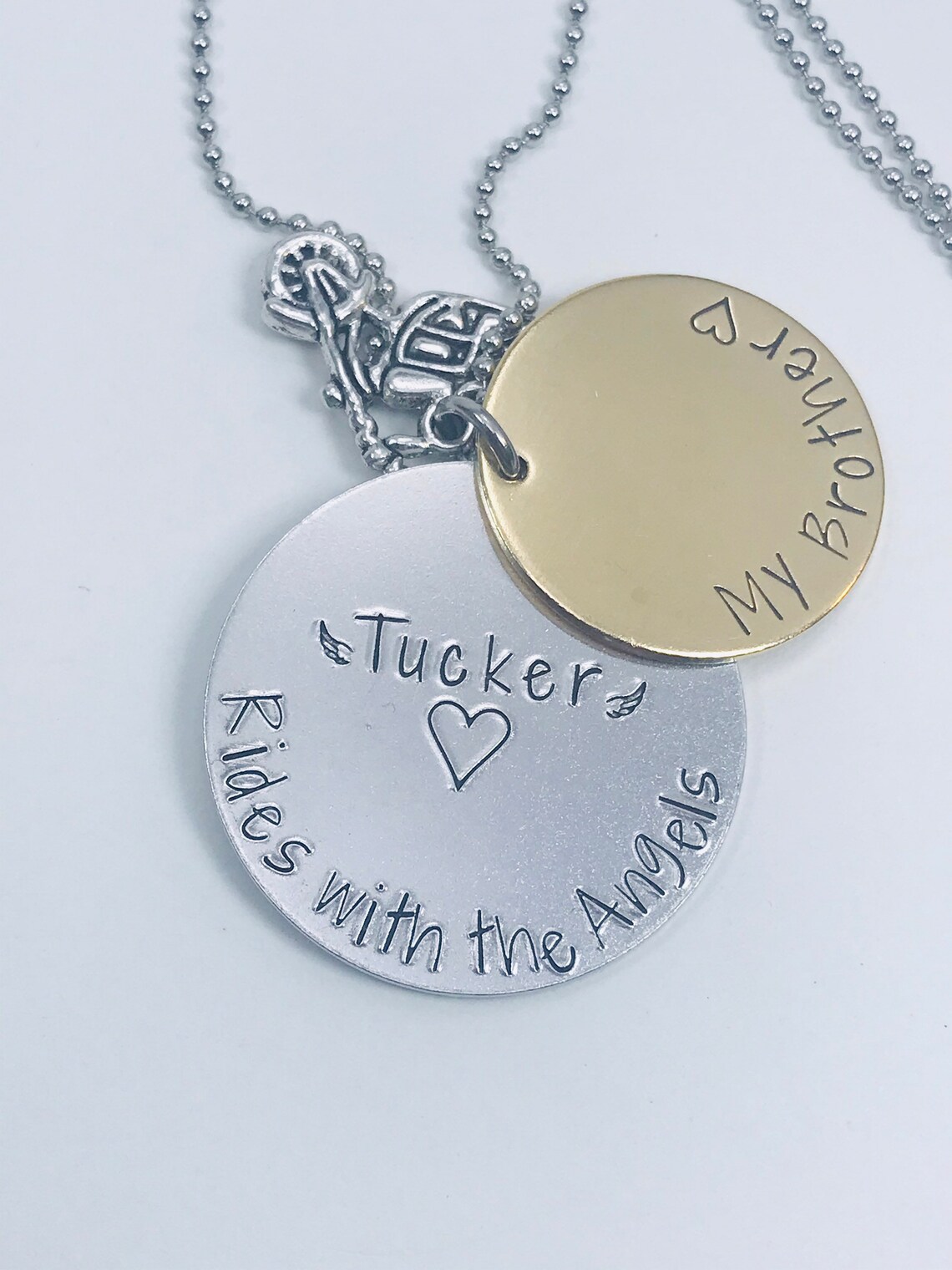 Memorial Necklace Memorial Jewelry Loss of Brother. Always Etsy