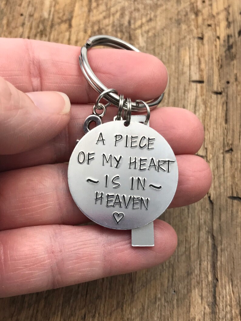 Memorial Keychain Memorial Jewelry Loss of Loved One A Etsy