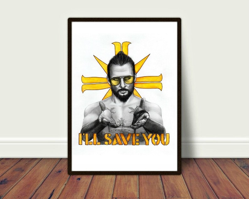 PRINT painting Far cry 5 Joseph Seed John Seed Jacob | Etsy