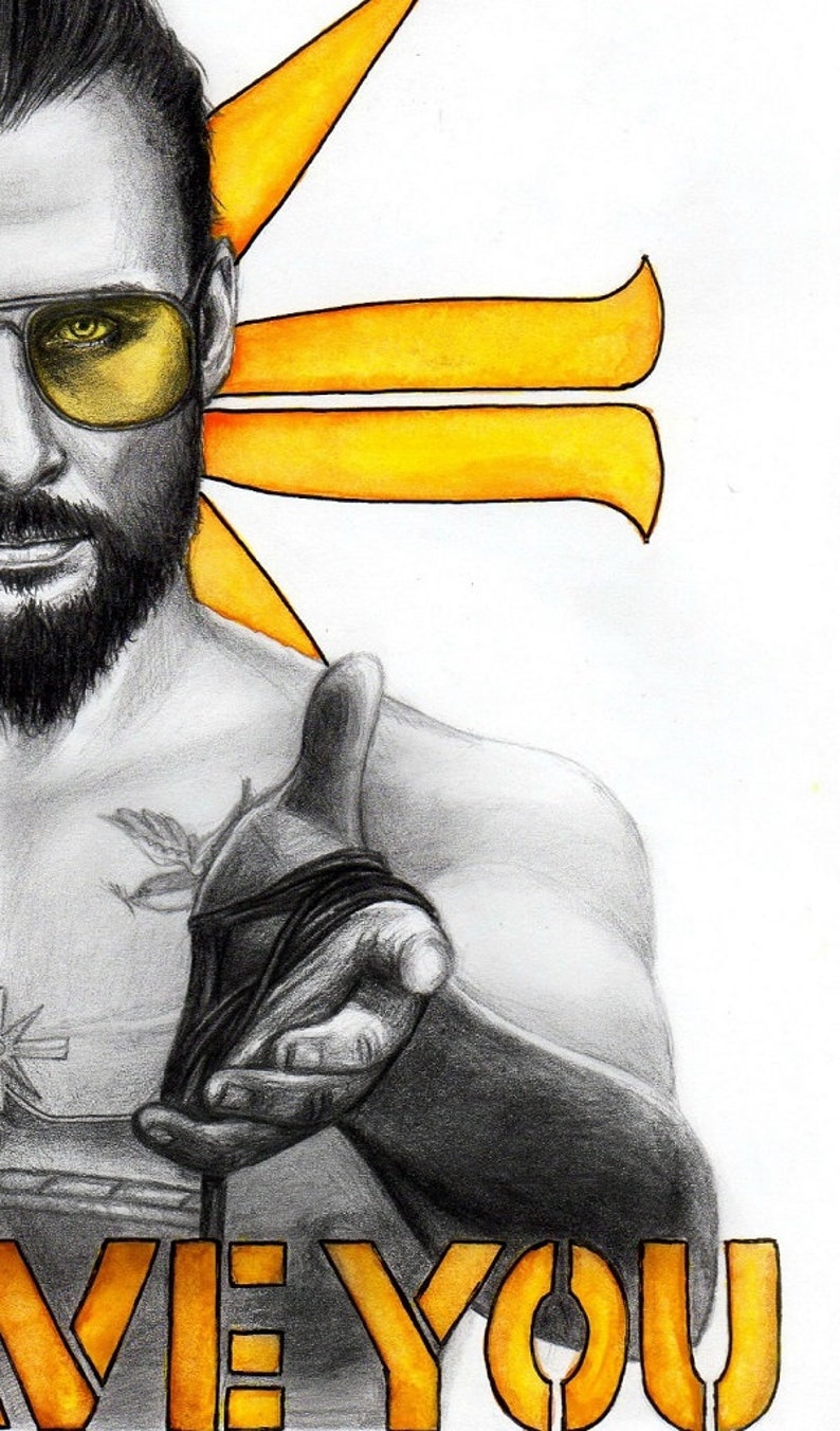 PRINT painting Far cry 5 Joseph Seed John Seed Jacob | Etsy