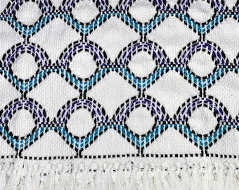 Peacock a Swedish weaving pattern