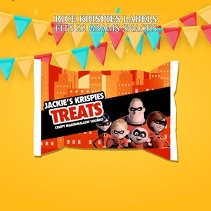 The Incredibles Party Printables, Incredibles Birthday Decor and Favors ...