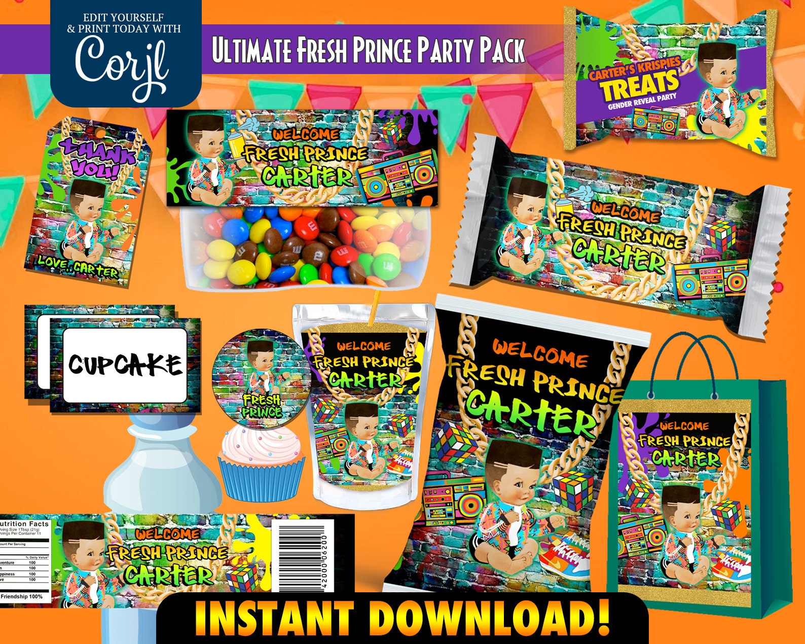 Fresh Prince of Bel Air Decorations