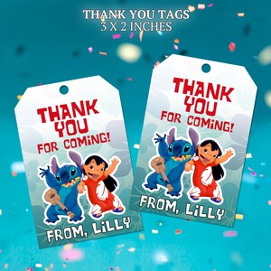 Lilo and Stitch Chip Bag Label, Stitch Party Printables, Stitch Printable Cake Topper, Water ...