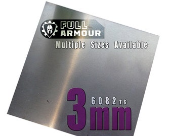3mm Aluminium Sheet / Plate Grade 6082 T6 blank