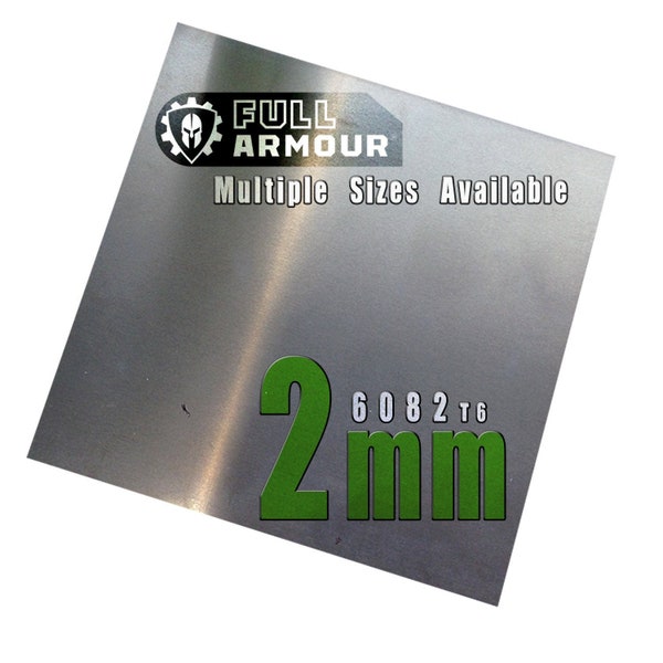 2mm Aluminium Sheet / Plate Grade 6082 T6 blank
