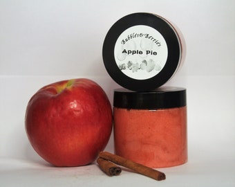 APPLE PIE - sugar scrub - handmade - soap - apple - cinnamon - 8 oz - exfoliating - moisturizing