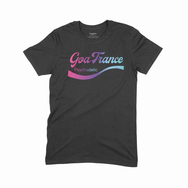 sérigraphie t-shirt Goa transe pour femme et homme, édition limitée, vêtements psy wear, vêtements de fête, festival, transe psy, ozora, rave