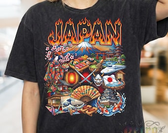 Japan Y2K Retro Soccer World Comfort Colors® Shirt, 90s Graphic Tee, Japanese Fan Sweatshirt